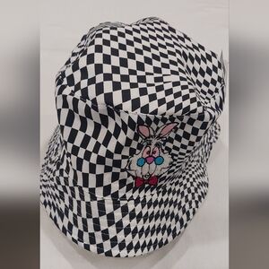 Disney Black and White Checkered Hat